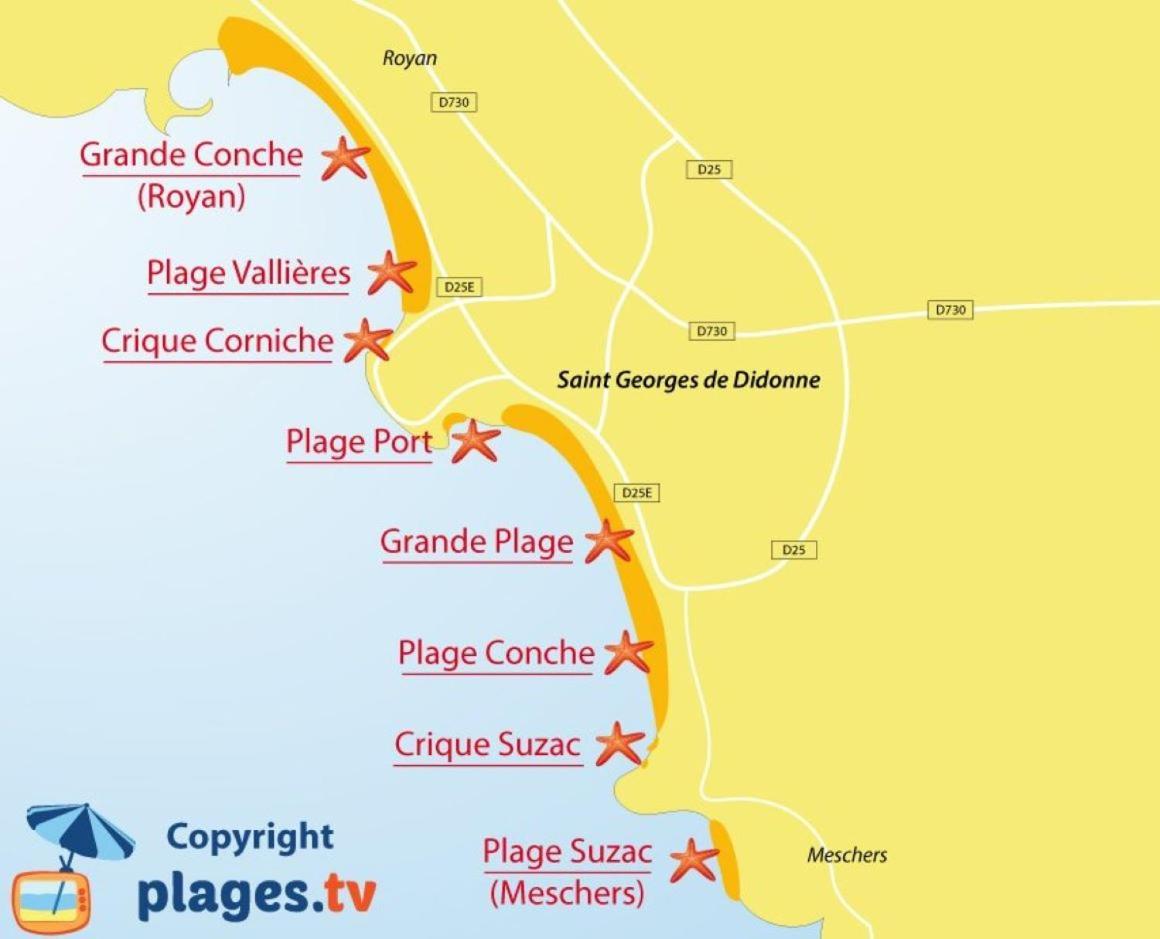 A 2 Pas De La Plage De La Vallieres Сен-Жорж-дьо-Дидон Екстериор снимка